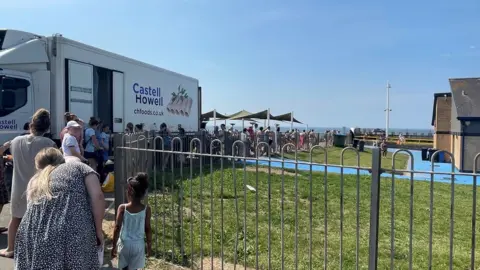 David Grundy/BBC Aberavon seafront