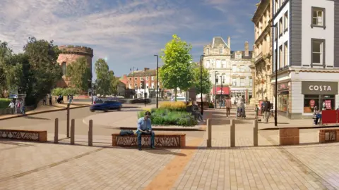 Cumberland Council Computer generated picture of station