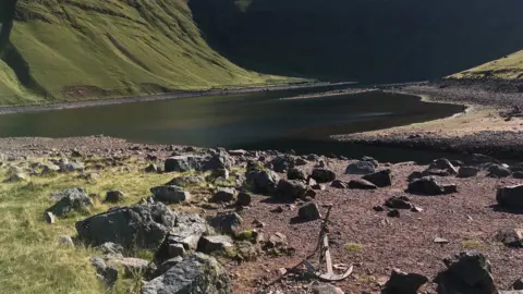 Llyn y Fan Fach lake in August 2022