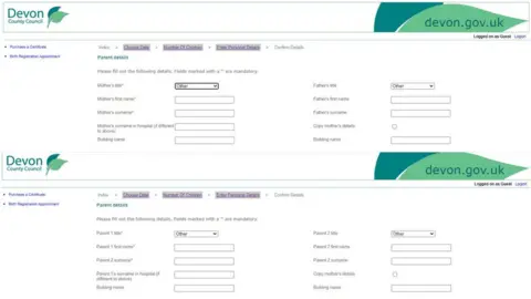 Devon County Council Forms