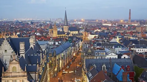 Getty Images Aerial view of Ghent