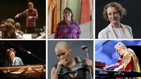 Getty Images Julian Lloyd Webber, Phyllida Barlow, Philippa Gregory, Imogen Cooper, Skin, Rick Wakeman, Philippa Gregory