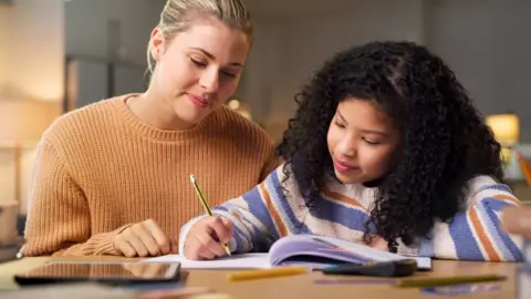 Getty Images Woman and child