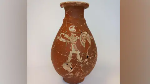 ARC/North Northamptonshire Council Roman Lower Nene Valley pot from Stanwick