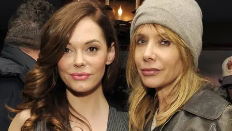 Getty Images Rose McGowan and Rosanna Arquette in 2012