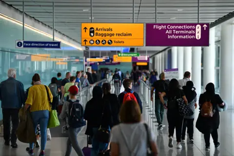 Getty Images Heathrow airport