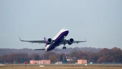 Airbus An Airbus A320 taking off