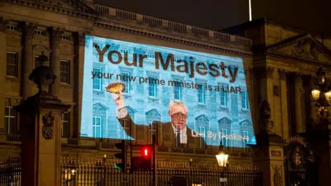 Led by Donkeys Boris Johnson liar projection