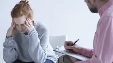 Getty Images Student receiving counselling