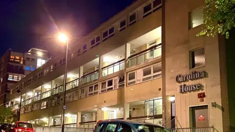 BBC Drug problems in housing block