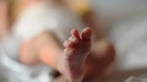 Getty Images Baby's foot