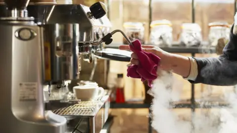 Getty Images Barista coffee machine