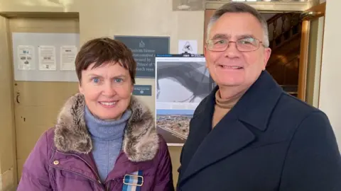 Jill Bennett/BBC Wendy and Stuart Fisher