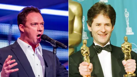 BBC/AFP/Getty Russell Watson and James Horner