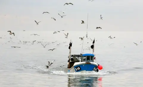 PA File photo dated 04/03/09 of a fishing boat in Kent