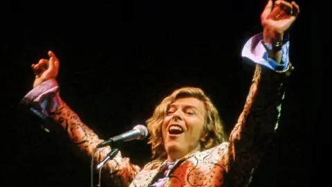 Getty Images David Bowie at Glastonbury in 2000