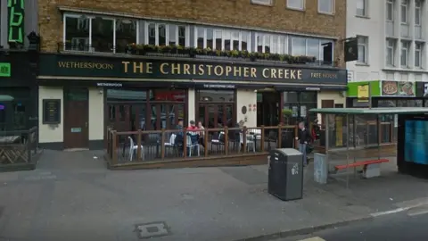 Google Christopher Creeke pub in Bournemouth