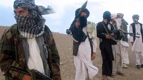 AFP/Getty Images Taliban militants in Afghanistan. File photo