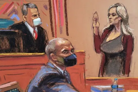 Reuters Stormy Daniels testifying in court