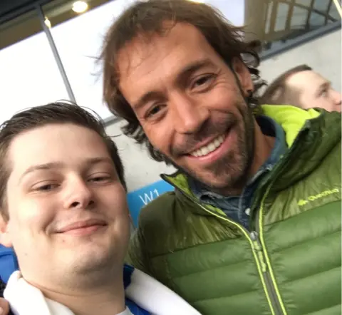 James Gale James Gale with Inigo Martinez