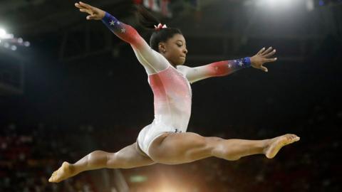 Russian hackers leak Simone Biles and Serena Williams files - BBC News