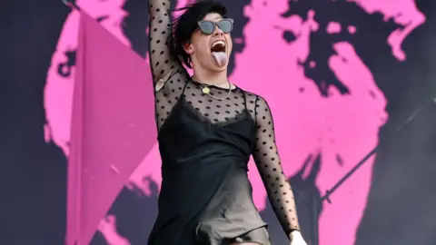 BBC Music Yungblud on stage at Leeds 2019