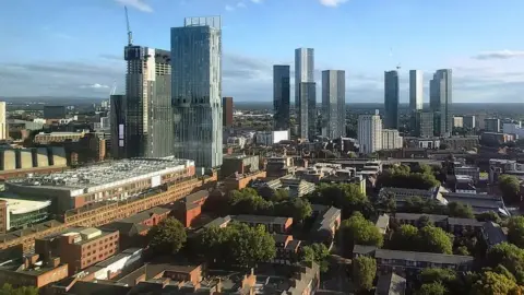 Anthony Parkes/Geograph View of Manchester city centre