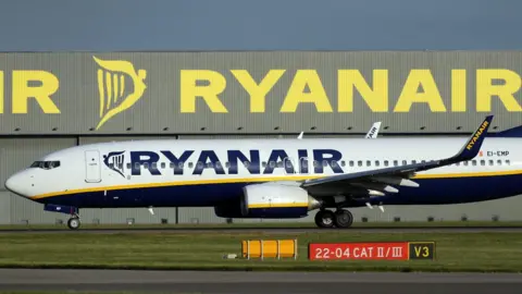 PA Media Ryanair plane