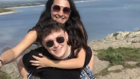 Georgia Lee Georgia with her boyfriend Laurence