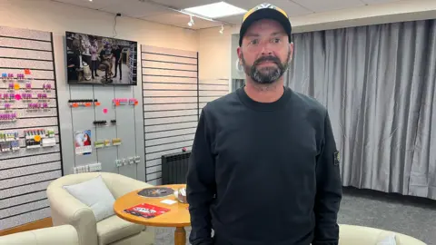 BBC Vape shop owner Aaron Want