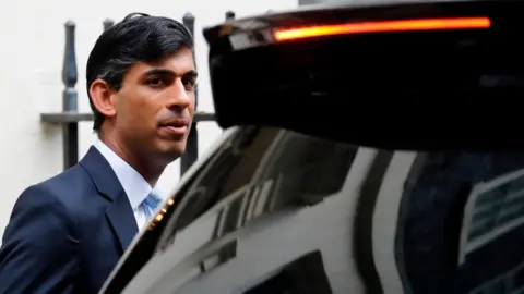 Getty Images Sunak leaves 11 Downing Street