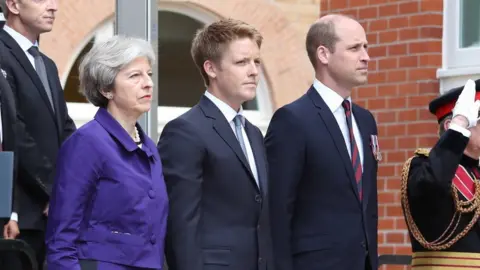 PA Theresa May, 7th Duke of Westminster and Prince William