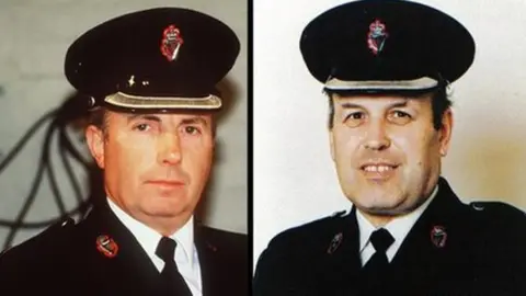 Pacemaker Ch Supt Harry Breen and Supt Bob Buchanan