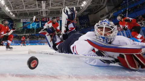 Getty Images Phoebe Staenz lying on the ground