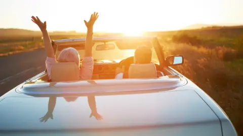 Getty Images Pensioner couple in sun