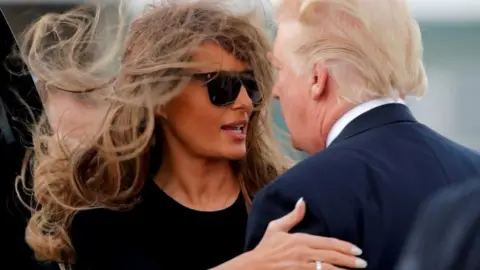 Reuters Melania and Donald Trump
