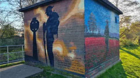 Witham Town Council Remembrance mural