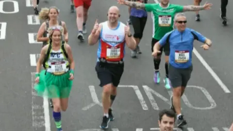 BBC Chris Johnson running for charity