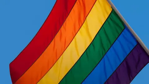 Mike Kemp/Getty Images Rainbow flag