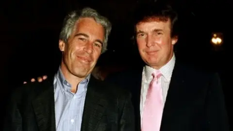 Getty Images Trump and Epstein in the 90s