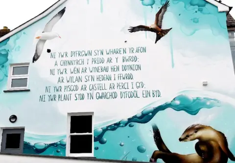 Peaceful Progress Mural in Cardigan