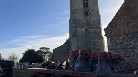 The bells and the church