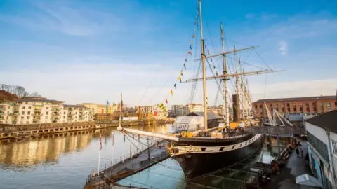 David Norton SS Great Britain today, a view from above in Bristol docks