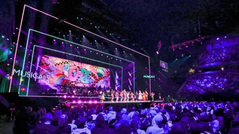 John Phillips The cast of The Wiz on stage at Manchester's AO Arena