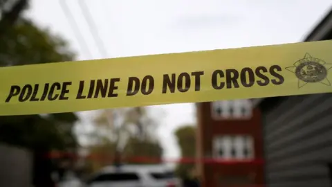 Reuters Police tape in Chicago