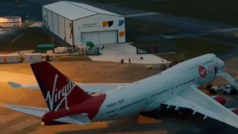 Spaceport Cornwall Cosmic Girl at Spaceport