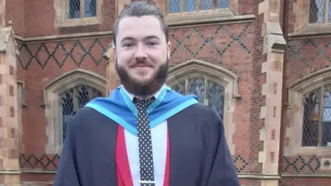 Matty Irvine Matty Irvine on his graduation day