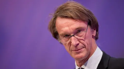 Getty Images Ineos founder and chairman Jim Ratcliffe