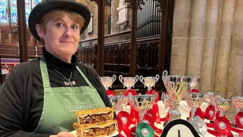 BBC Clare, who is a chef at Brockleby's Pies