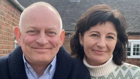 BBC Harry Richardson and his wife Alina